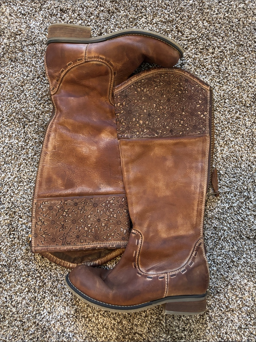 Made exclusive for buckle corral boots Women's Brown Leather